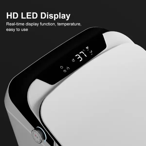 Automatic Toilet One-Piece Floor Mounted Self Clean Smart Toilet Vertical Outlet - Image 13