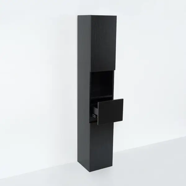 Modern Bathroom Cabinet with Drawers Wall Mounted Bathroom Cabinet with Doors with Shelf - Image 3