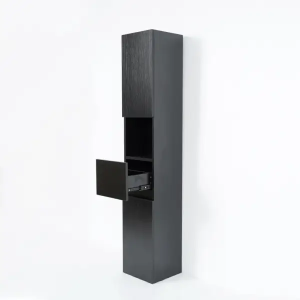 Modern Bathroom Cabinet with Drawers Wall Mounted Bathroom Cabinet with Doors with Shelf - Image 5
