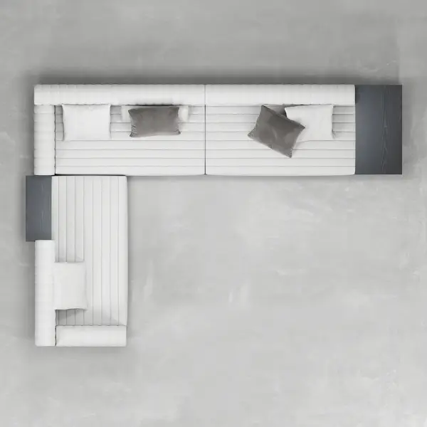 3980mm Modern Corner L-Shaped Sectional Sofa Cotton & Linen with Side Open Storage - Image 14