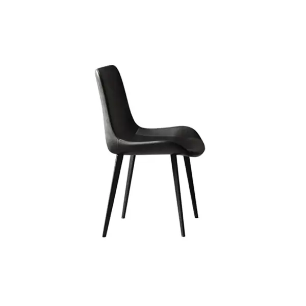 2000mm Modern Stone Top Dining Set of 9 with Upholstered Chairs - Image 6