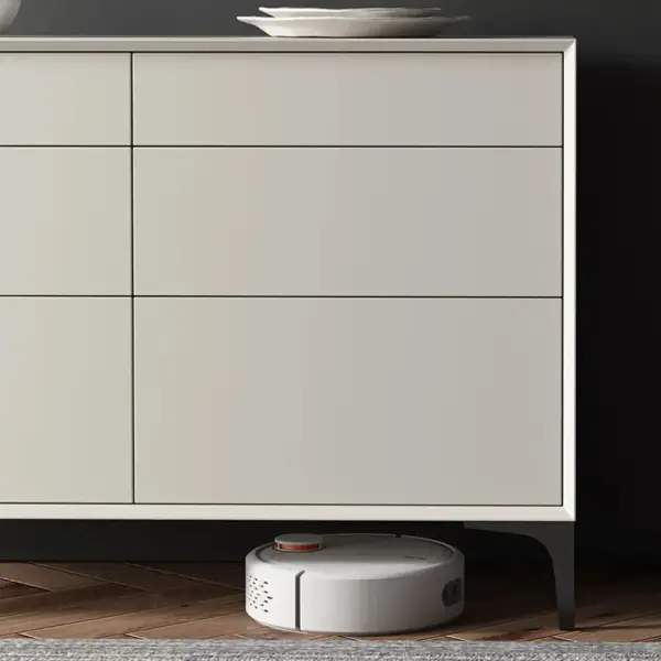 1200mm Minimalist Off White Dresser Accent 6-Drawer Cabinet - Image 5