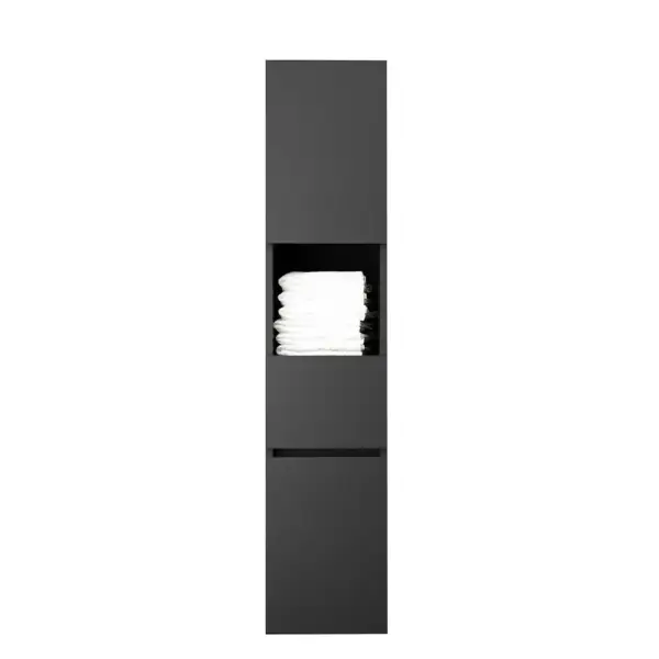 Modern Bathroom Cabinet with Drawers Wall Mounted Bathroom Cabinet with Doors with Shelf - Image 8