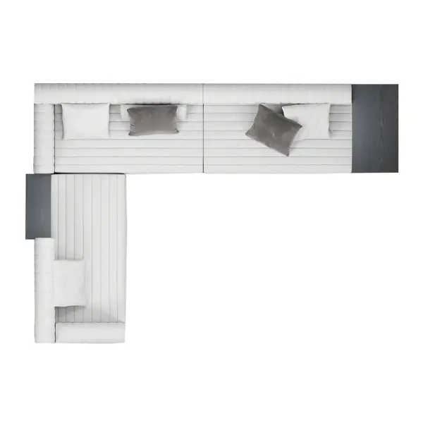 3980mm Modern Corner L-Shaped Sectional Sofa Cotton & Linen with Side Open Storage - Image 11