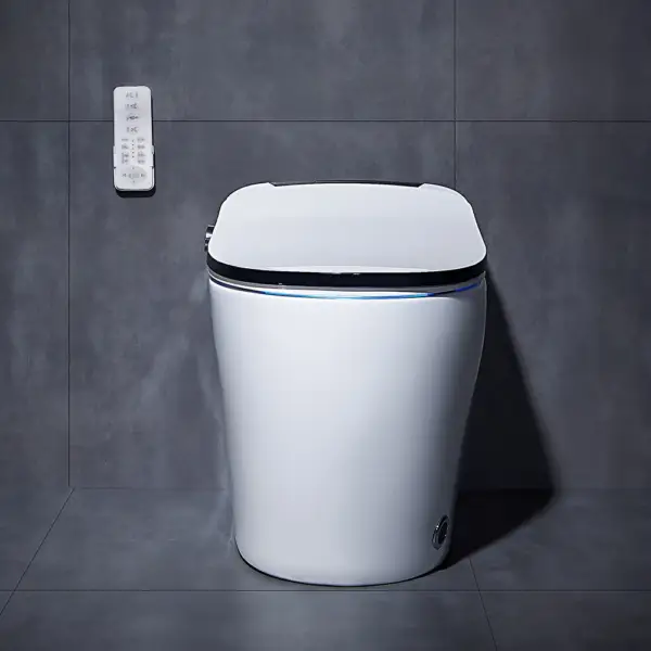 Automatic Toilet One-Piece Floor Mounted Self Clean Smart Toilet Vertical Outlet - Image 2