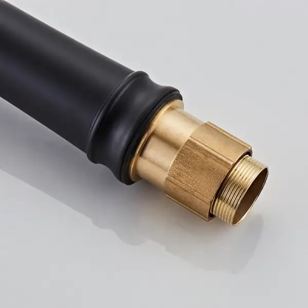 Modern Elegant Waterfall Bathroom Countertop Basin Tap Single Handle Solid Brass Black - Image 17