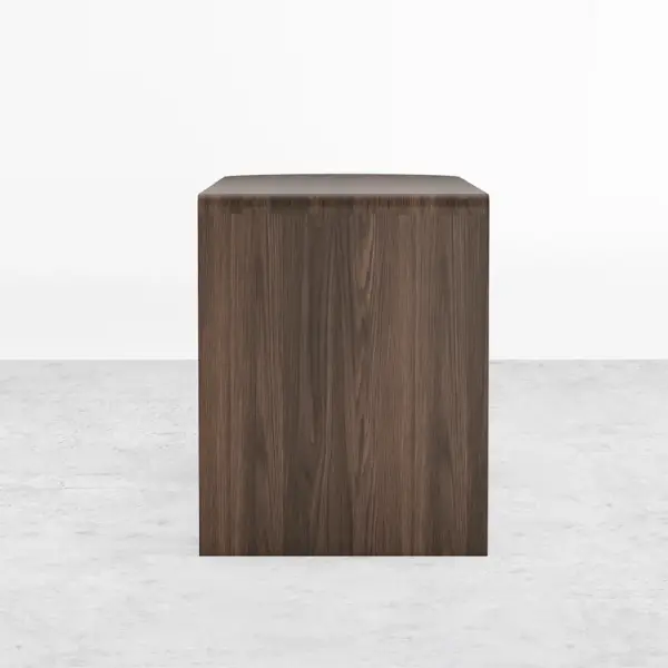 Modern L Shaped Desk in Walnut with 1 Cabinet & 2 Drawers 1520mm Executive Office Desk - Image 17