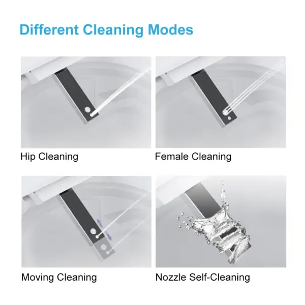 Automatic Toilet One-Piece Floor Mounted Self Clean Smart Toilet Vertical Outlet - Image 19
