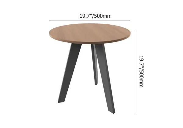 5Pcs Rustic Rattan Aluminum Outdoor Patio Lounge Chair Set Round Coffee Table & Stool - Image 17