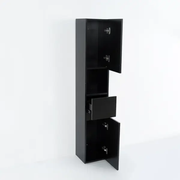 Modern Bathroom Cabinet with Drawers Wall Mounted Bathroom Cabinet with Doors with Shelf - Image 18